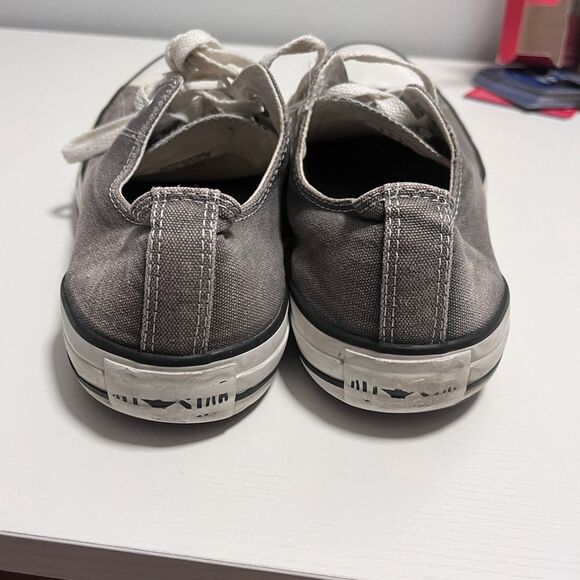 Converse Gray Low Top Men 10 - Picture 4 of 8